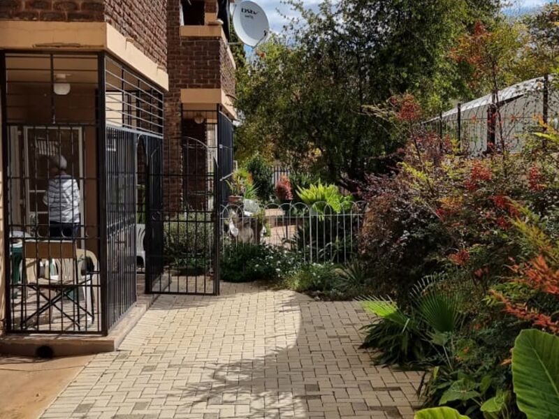 Entrance and garden path